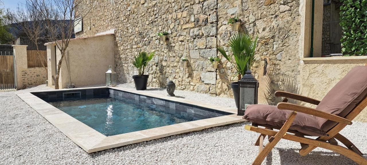 Le Mazet Sainte-Jalle, Piscine Chauffee, Jardin Clos, Barbecue En Baronnies Provencales Exterior photo