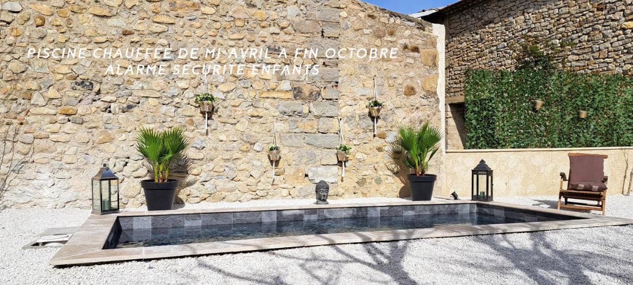 Le Mazet Sainte-Jalle, Piscine Chauffee, Jardin Clos, Barbecue En Baronnies Provencales Exterior photo