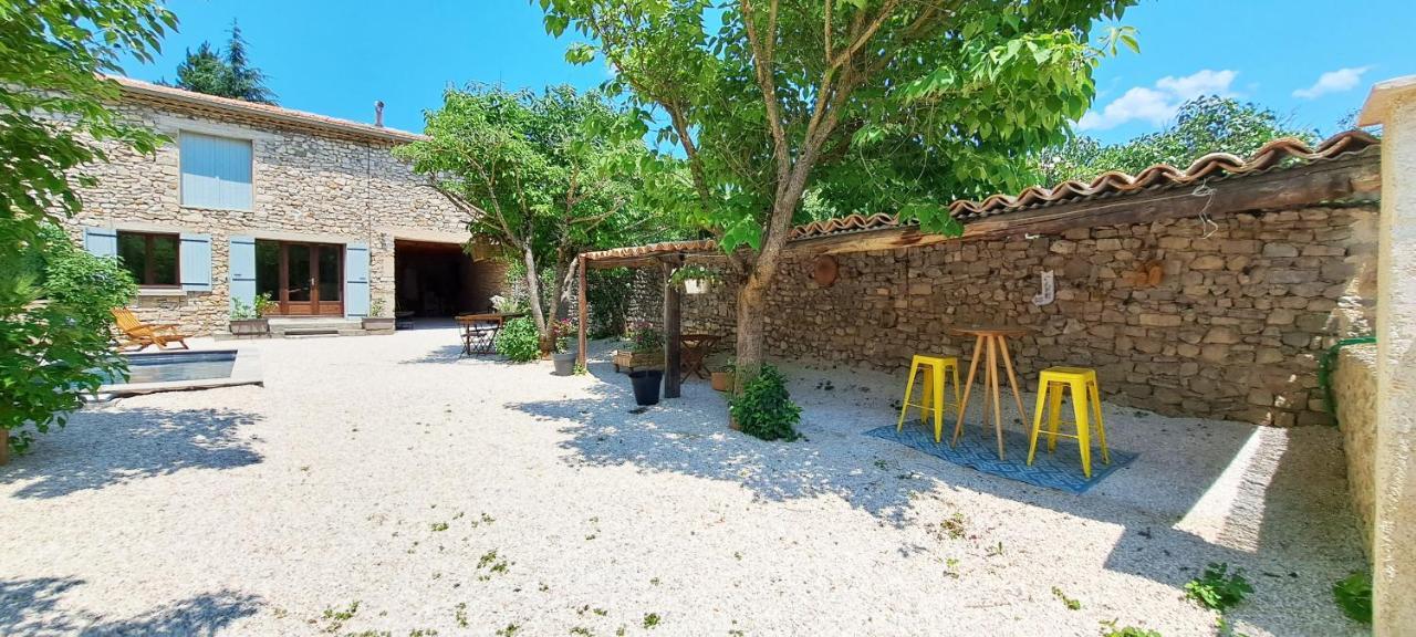 Le Mazet Sainte-Jalle, Piscine Chauffee, Jardin Clos, Barbecue En Baronnies Provencales Exterior photo