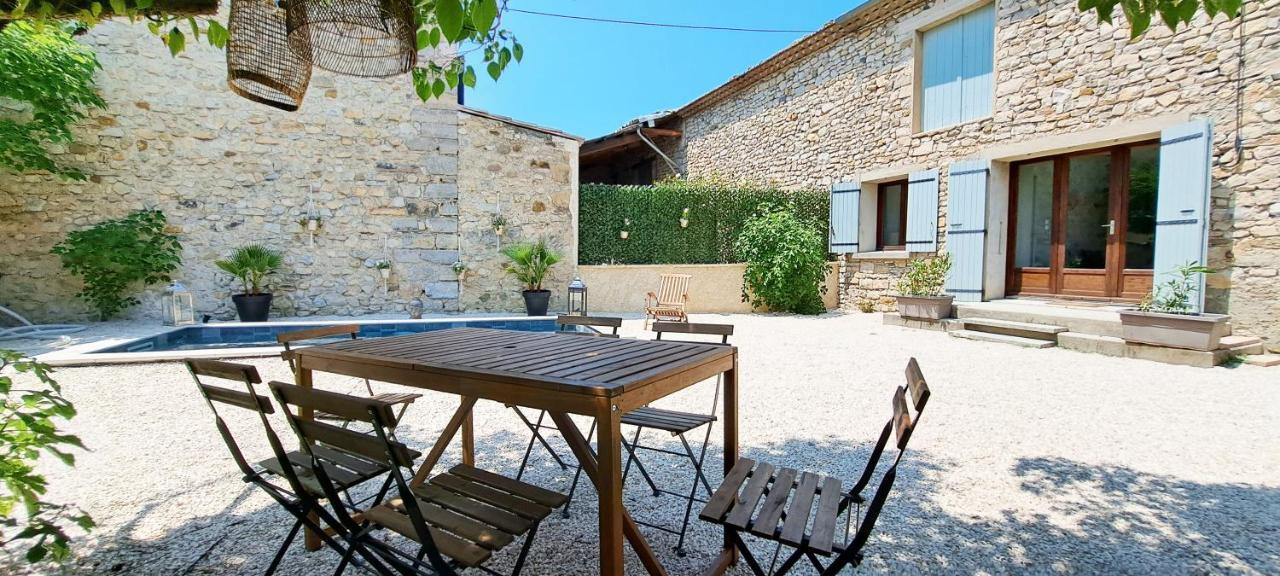 Le Mazet Sainte-Jalle, Piscine Chauffee, Jardin Clos, Barbecue En Baronnies Provencales Exterior photo