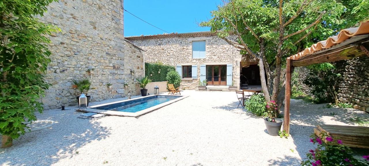 Le Mazet Sainte-Jalle, Piscine Chauffee, Jardin Clos, Barbecue En Baronnies Provencales Exterior photo